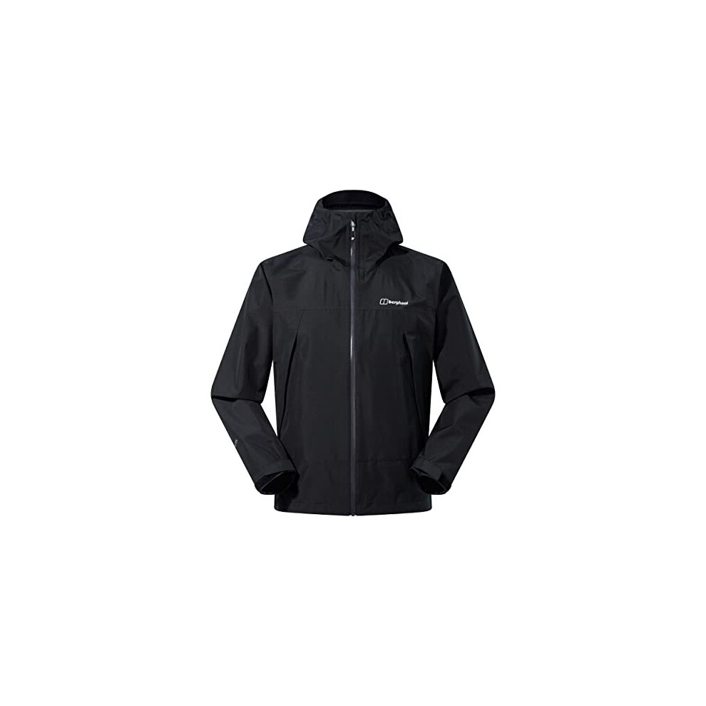 Mens Paclite Dynax GoreTex Waterproof Shell Jacket Lightweight EcoFriendly Durable Coat Black 2XL