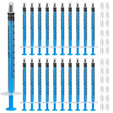 20 Pack 1ml Syringes Plastic Syringes with CapDisposable Dosing Syringe for MeasuringSterile Syringe for LabsPets Feeding Small Syringe for Oil or