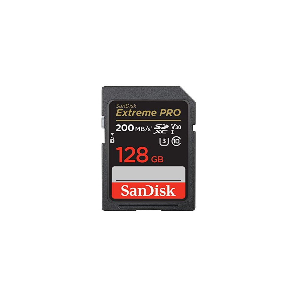 128GB Extreme PRO SDXC card RescuePRO Deluxe up to 200MBs UHSI Class 10 U3 V30