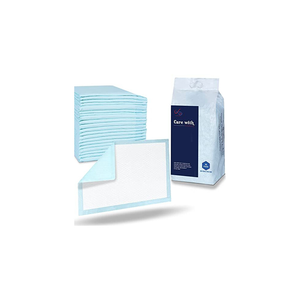 Care With Comfortz Comfortz Incontinence Bed Pads 90 X 60Cm 30 Sheets Disposable 1100Ml Highly Absorbent Soft Wetting Sheets Odorless Leak Proof Bed Pads Suitable For - Image 2