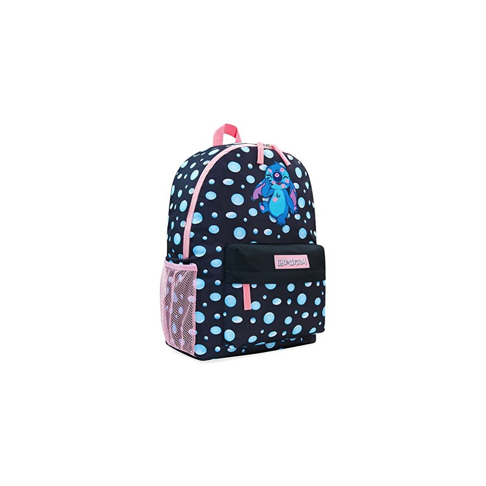 Backpack for Girls Stitch School Bags for Girls Black