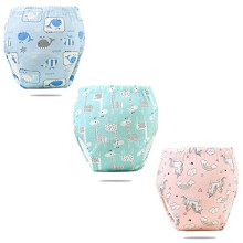 Baby Potty Training Pants Boys Girls Training Underwear Reusable 3 Pack whale giraffe and unicorn 34 Years