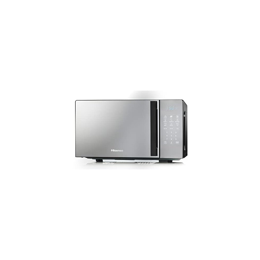 700 Watts 20 Litre Black Digital Solo Microwave Oven With 800W Grill H20MOMBS4HGUK Automatic Defrost 9 Auto Cook Menus Clock Timer Easy Clean