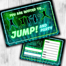 Trampoline Party Invitations Envelopes WRITE ON Invite Packs Pack of 20