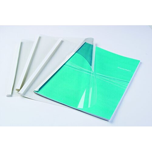Fellowes 6 mm Thermal BindingPresentation Covers White Pack of 100 2