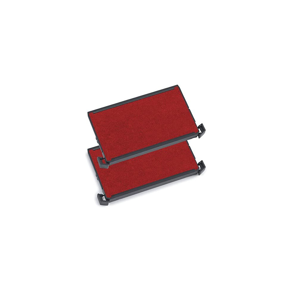 Tampons encreurs de rechange 64926 Lot de 2 encres rouges pour Printy 4926 4726 et 4926 Typo