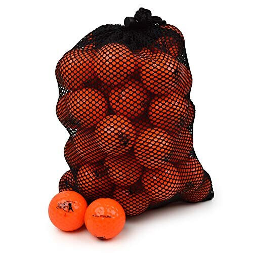 12 Links Choice Orange Coloured Golf Balls 1