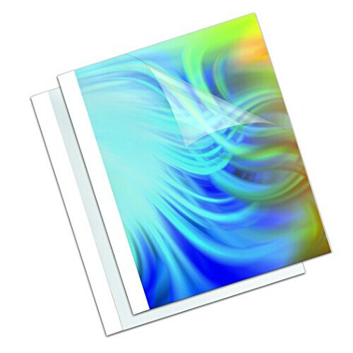 Fellowes 6 mm Thermal BindingPresentation Covers White Pack of 100 1