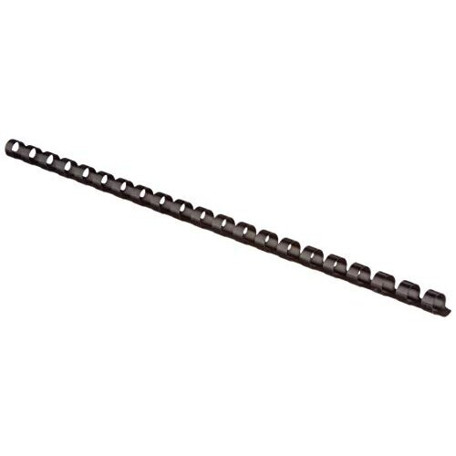 Plastic Comb Binding Spines 10mm Black Pack of 100