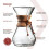 Chemex 8Cup Wood Neck Coffee Maker Clear 3