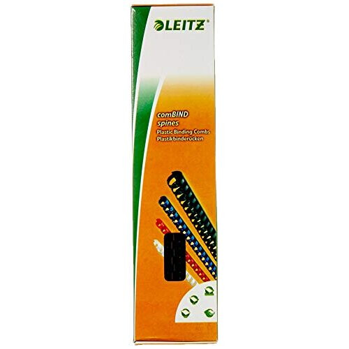 Plastic Comb Binding Spines 10mm Black Pack of 100 2