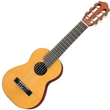 Acoustic Guitalele GL1 A hybrid between guitar and ukulele 70 cm with 6 Strings 3 nylon3 metal wound commonly known as a nylon string set and Fitted