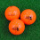 12 Links Choice Orange Coloured Golf Balls 3