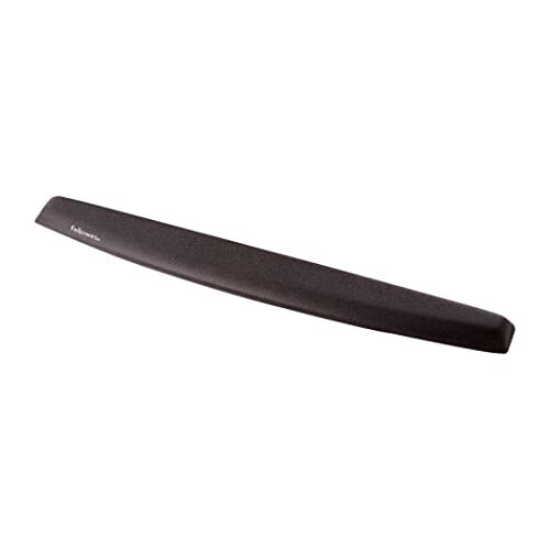 Fellowes Memory Foam Keyboard Wrist Rest Ergonomic Wrist Support for Computer Laptop and Home Office Black Standard