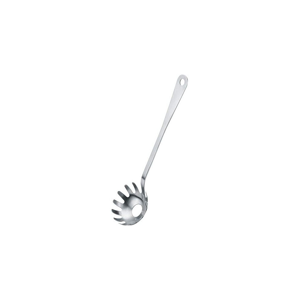 A di Alessi Knifeforkspoon Spaghetti Serving Fork Polished AJM1957 L