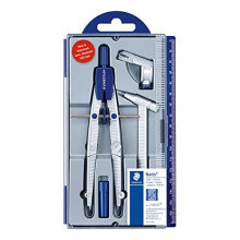Compasso - STAEDTLER - Noris Club 550 02 - Regolazione rapida - Pieghevole - 156 mm