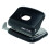 Rapid Fashion FC20 2 Hole Punch Punches up to 20 Sheets Adjustable Guide Bar Ergonomic Design Black 23256400 1