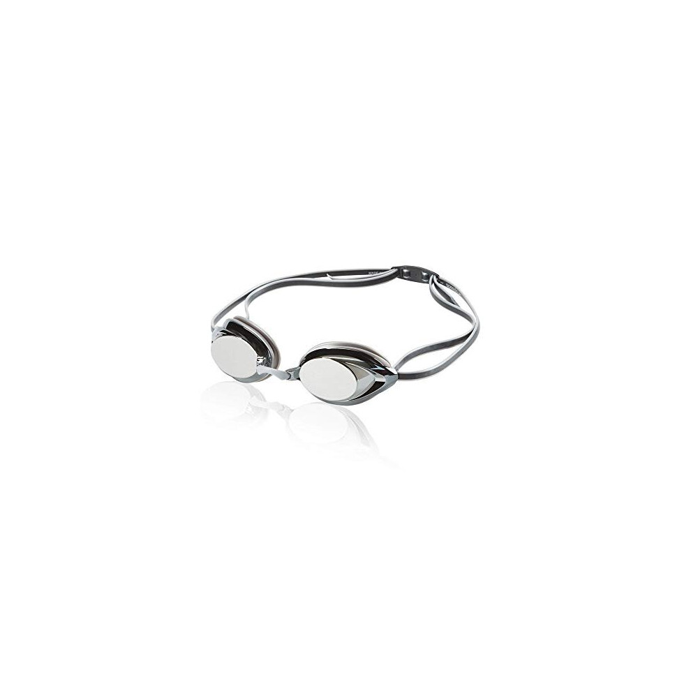 Vanquisher 20 Mirrored SwimSwimming Racing GogglesSilver AntiFog