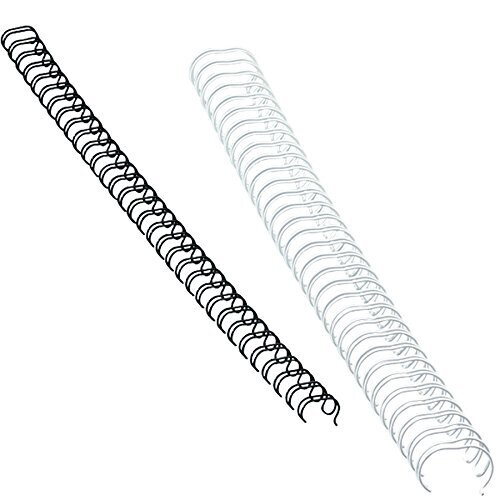 Fellowes 14mm Wire Binding Combs 100 Pack Black 1
