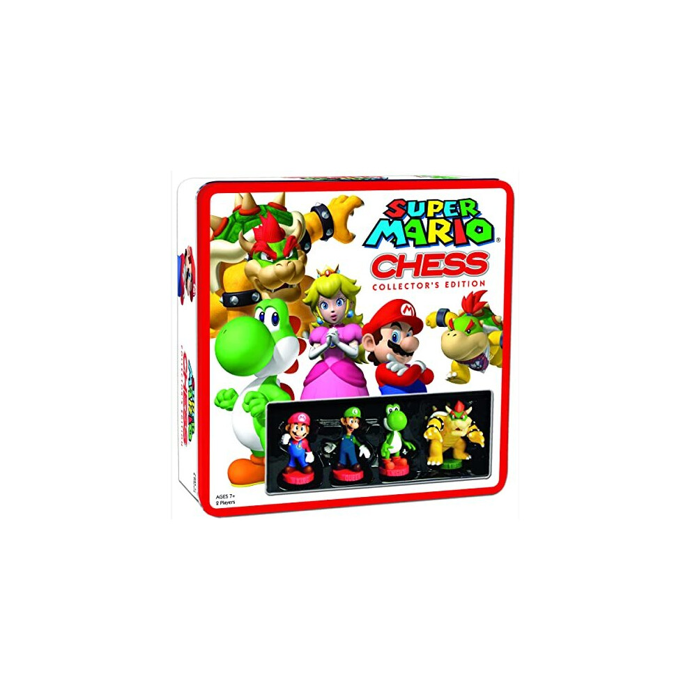 Usaopoly Super Mario Chess Game Board Game Ages 7 2 Players 60 Minutes Playing Time