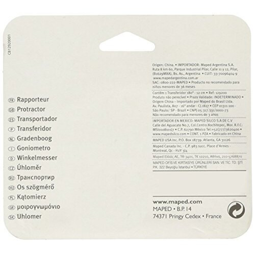 HP Maped 129200 protractor protractors Aluminium Aluminium 1