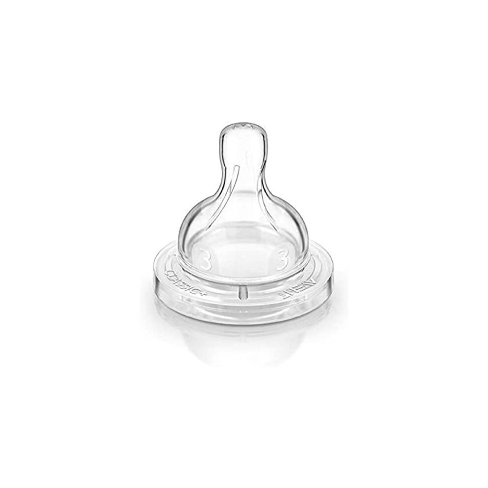 Avent SCF63327 Classic Medium Flow Teat 2 Pack