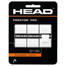 Unisexs PRESTIGE PRO OVERGRIP Racquet Grip White One Size