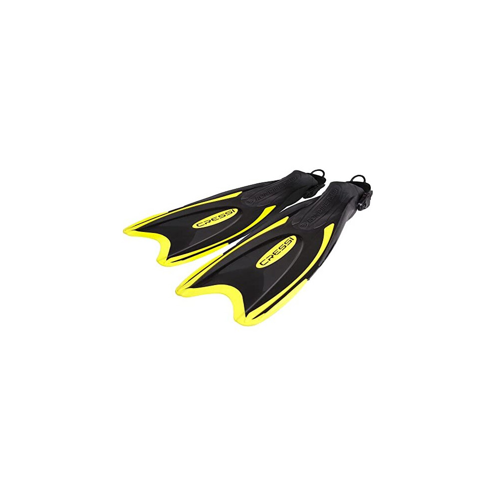 Palau Light Weight Travel Snorkeling Swim Fins Dark Yellow ML 4144 7595