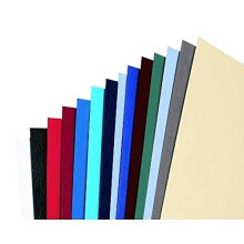 GBC A4 250 GSM Leatherboard Window Binding Covers Blue