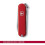 Victorinox Classic SD Swiss Army Pocket Knife Small Multi Tool 7 Functions Scissors Nail File Red 2