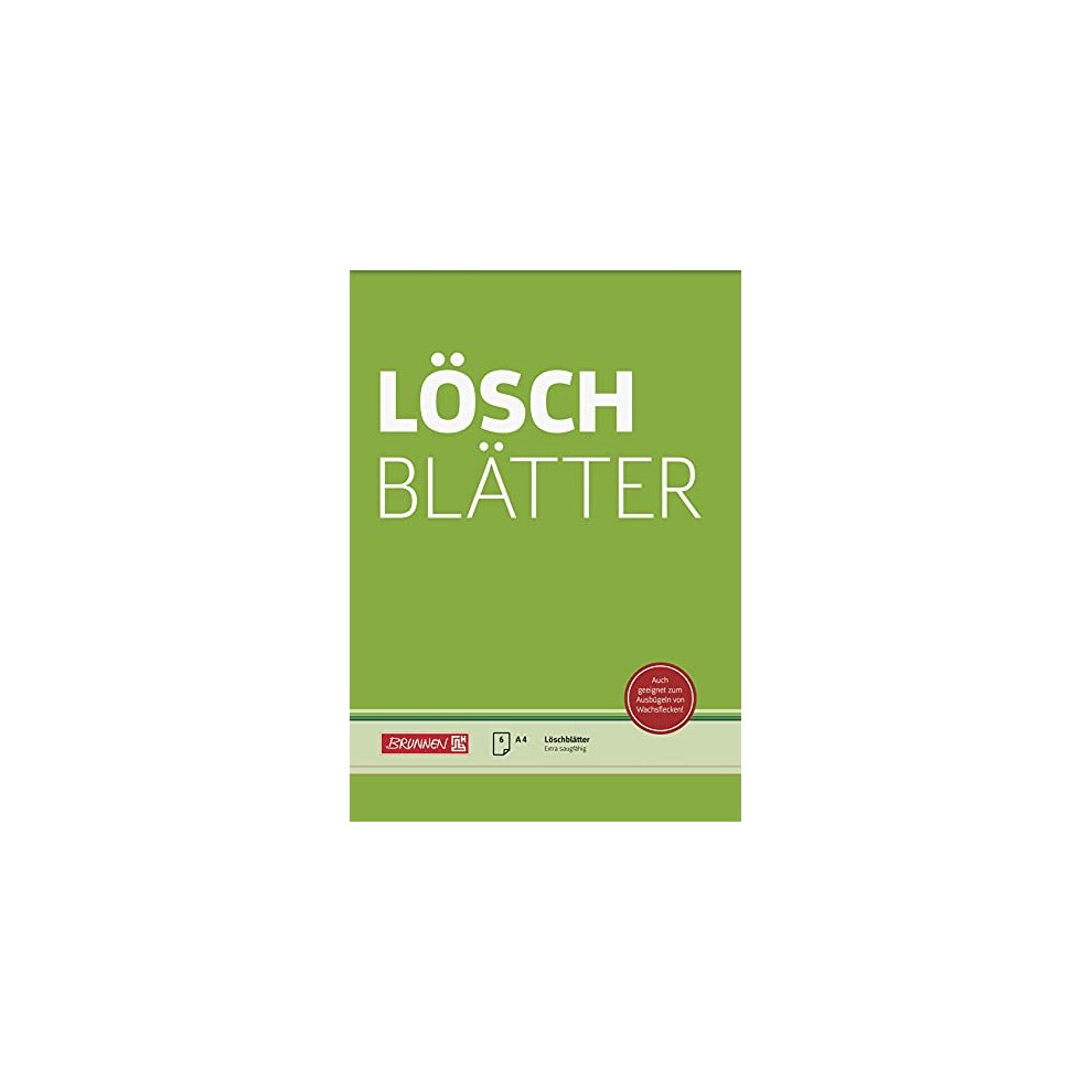 Brunnen White 1041546 Blotting Paper A4 Blank 6 Sheets