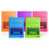 Silvine POLYA4AC 160-Page A4 Wirebound Notebooks with Durable Wipe-Clean Covers - Assorted Pack of 5 1