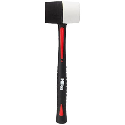 Hilka 62303016 16 oz Double Faced Rubber Mallet Whiteblack