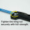 tz02 Handy Handheld Saw Hacksaw Blade Fitted into a Plastic Handle BlackBlue 4