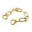 DCB200 Heavy Duty Brass Plated Door Chain 5