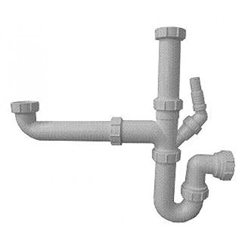 McAlpine SK1 Bowl and a Half Sink Kit White