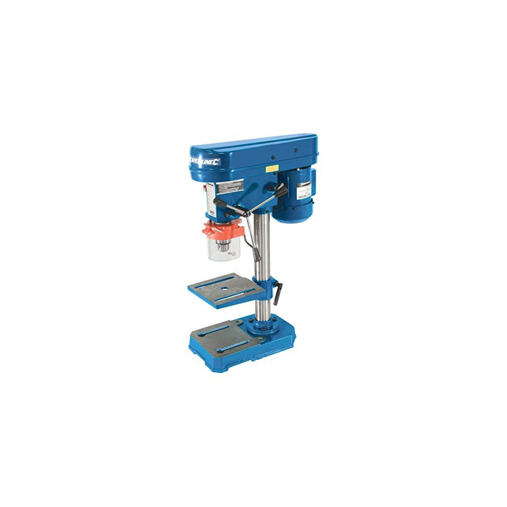 Silverline 350W Bench Drill Press Pillar Drill 250Mm 230V 262212 Size 10