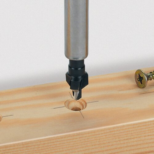 wolfcraft Tool Steel Countersink Hexagon Shank I 2548000 1