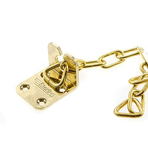 DCB200 Heavy Duty Brass Plated Door Chain 2
