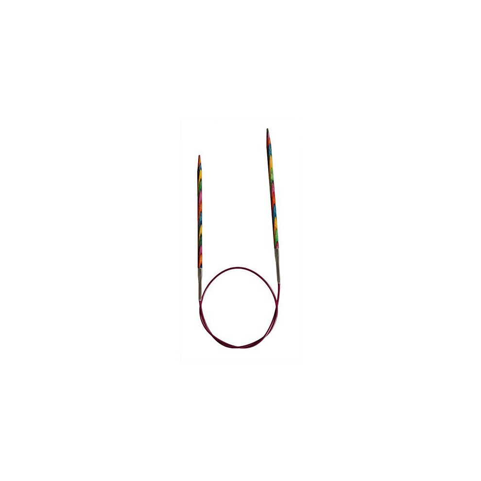 Knitpro 80 Cm X 275 Mm Symfonie Fixed Circular Needles Multicolor