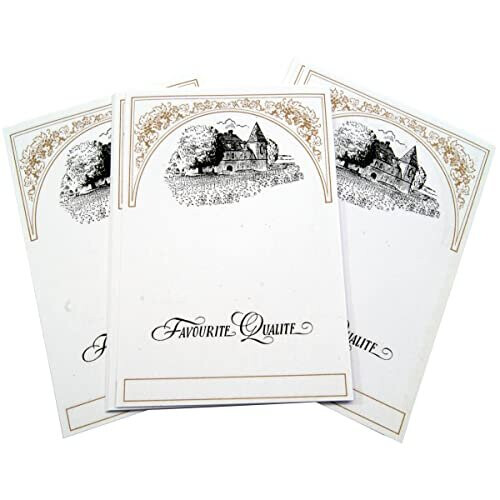 Wine Making Gummed Plain Wine Bottle Labels Pack of 25