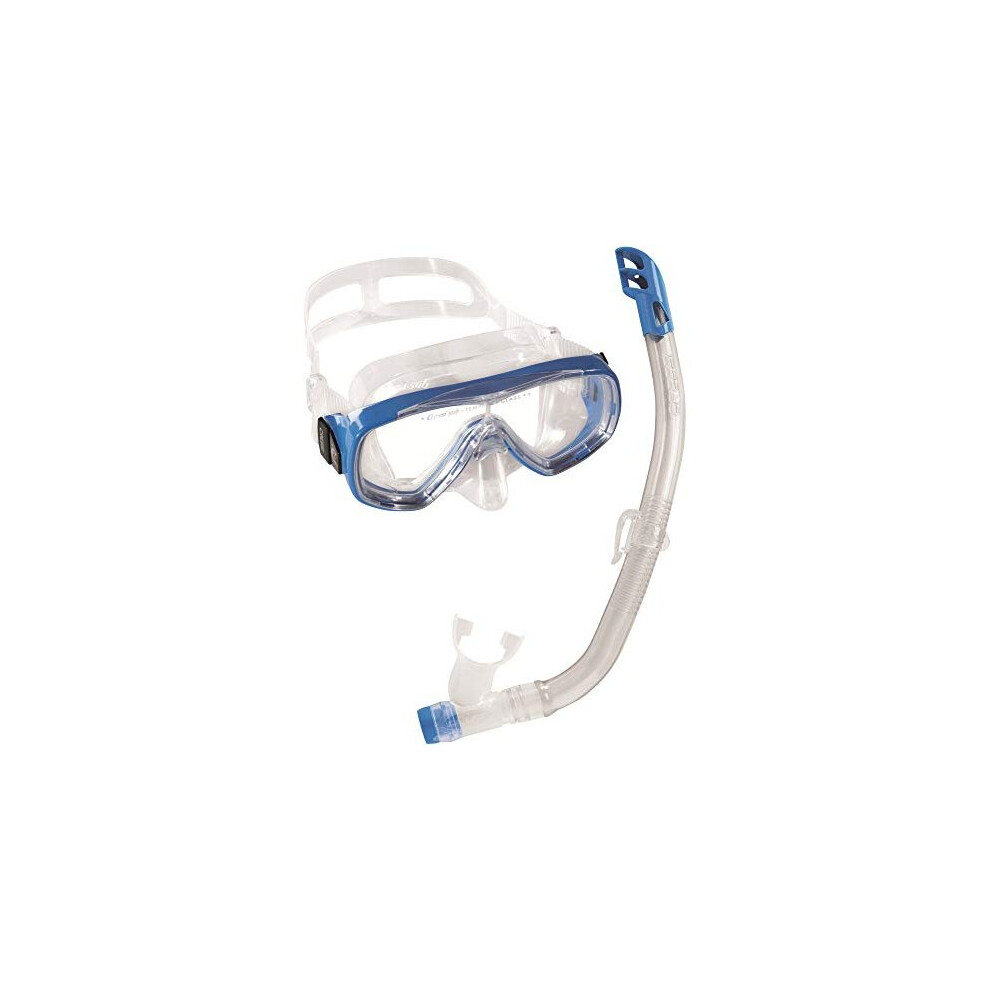 Cressi Kids Ondina Vip Jrmask Snorkelsnorkeling Combo Set Made In Italy Clear Blue