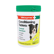 Conditioning Dog Supplements Promotes Health Vitality Supports Immune System Nutritional Savoury Treat 500 Tablets