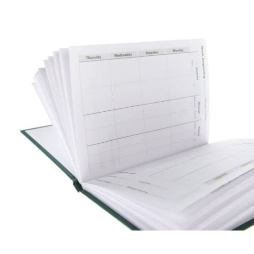 MRB1 Essentials Mileage Record Book Green 2