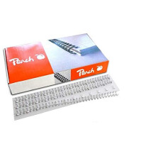 Wire Binding Combs 14mm silver 31 34 loops A4 100 pcs PW14301