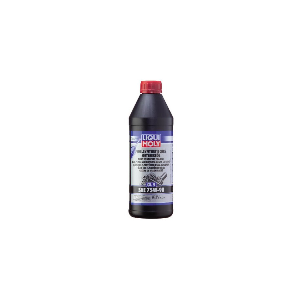 1414 Fully Synthetic Gear Oil Gl 5 Sae 75W90 1L Black