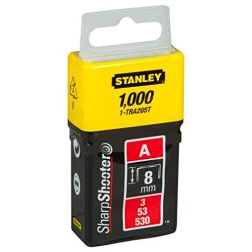 STANLEY Type A Staples Silver 6 mm Set of 5000 Pieces 2
