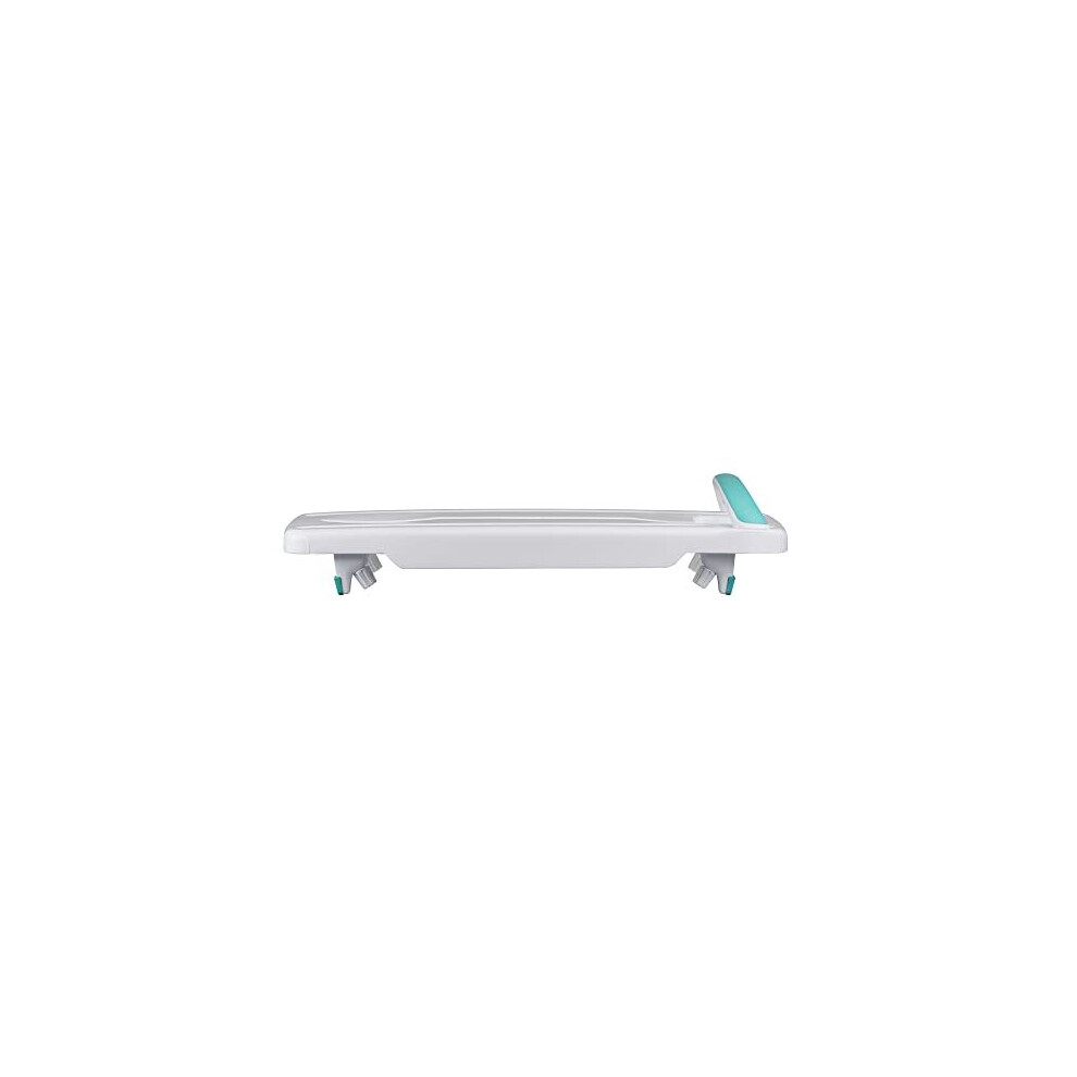 The Helping Hand Company White Helping Hand Kingfisher Plastic Bath Board With Handle Bath Board For Elderly Disabled And Handicapped Users Adjustable To Fit 1624 Width Baths