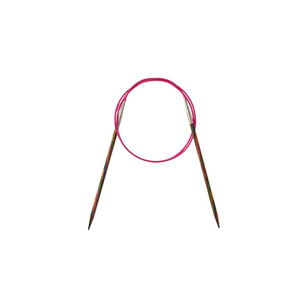 Knitpro 80 Cm X 4 Mm Symfonie Fixed Circular Needles Multicolor