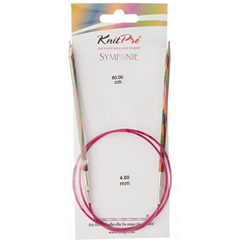 80 cm x 4 mm Symfonie Fixed Circular Needles MultiColor 1